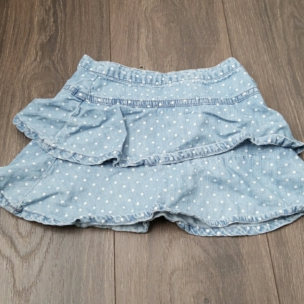 Polka Dot Tiered Skirt